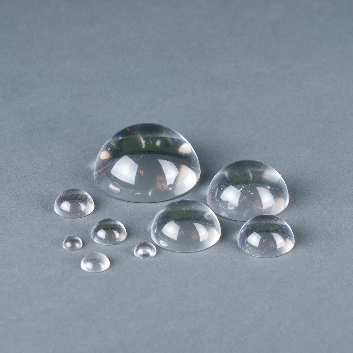 Clear acrylic cabochon