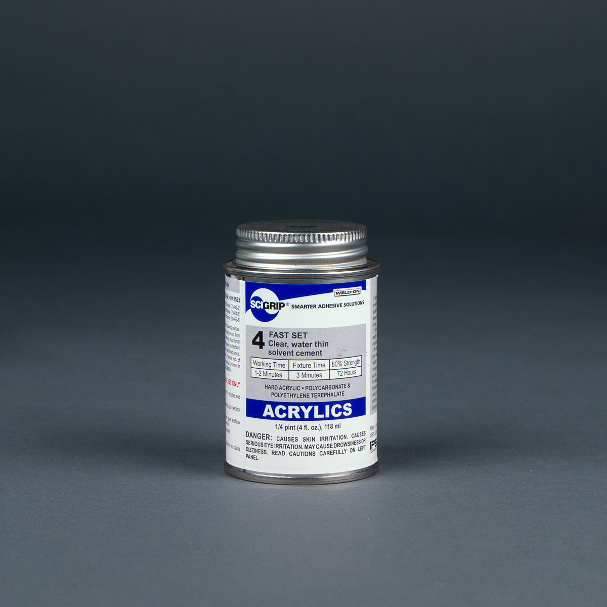 SCIGRIP Weld-On 4 Acrylic Solvent Cement 1/4 pint