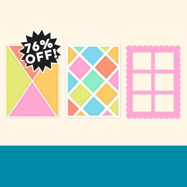 Save $57 on the Stitched A2 Cover Plate Die Bundle!